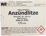 Anzündlitze 8m, Gelb, 18-28 s/m